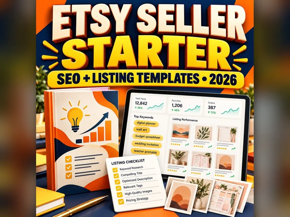 Etsy Bestseller Blueprint: product cover