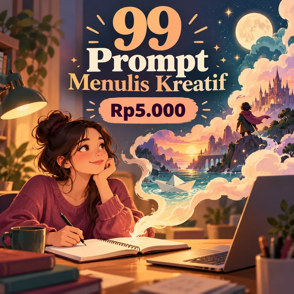 Prompt Menulis Kreatif — 99 Prompt