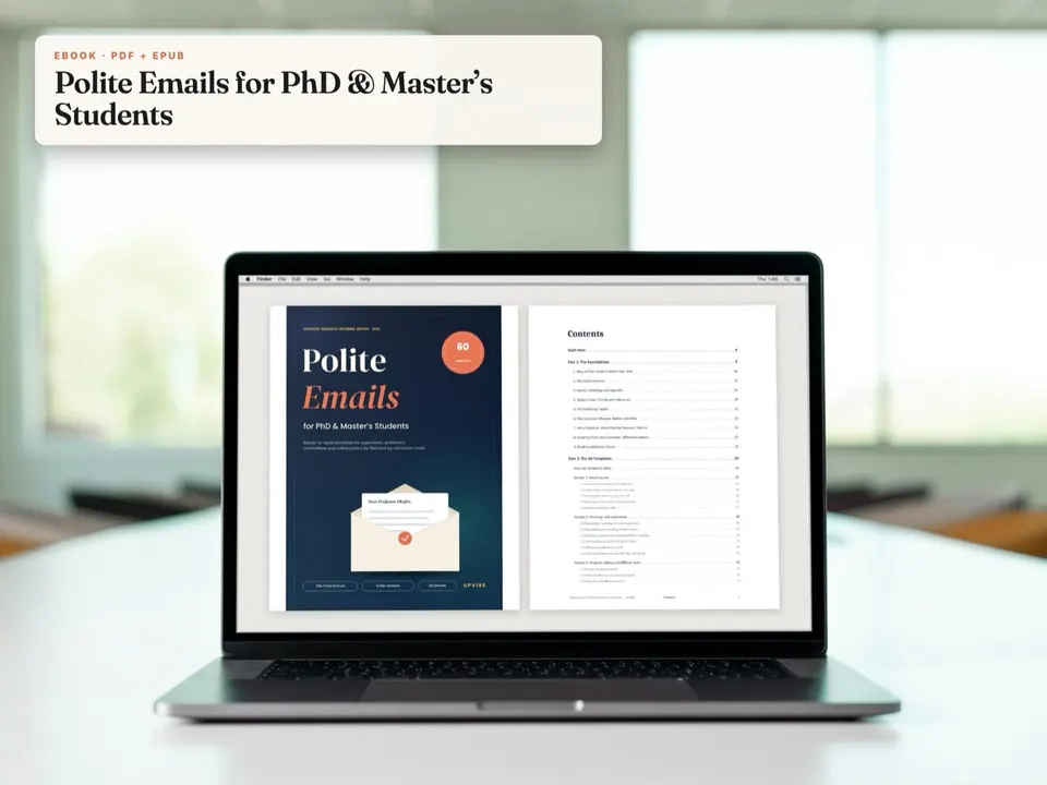 Polite Emails for PhD & Master’s Students: cover